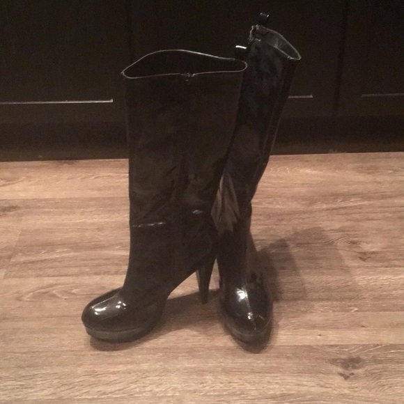 Pleather Boots - Picture 1 of 1